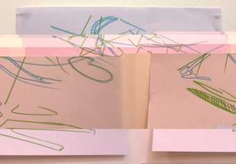 Example of an image glitched © Tate