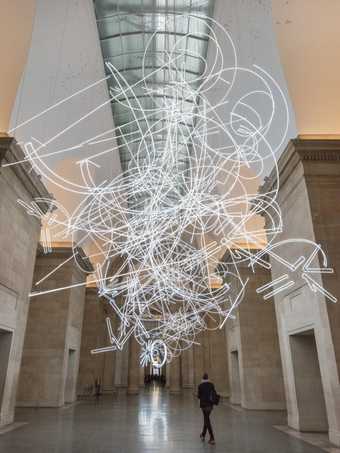 Cerith Wyn Evans installation. Photo credit : Joe Humphreys © Tate