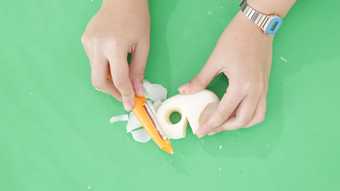 photograph of soap carving